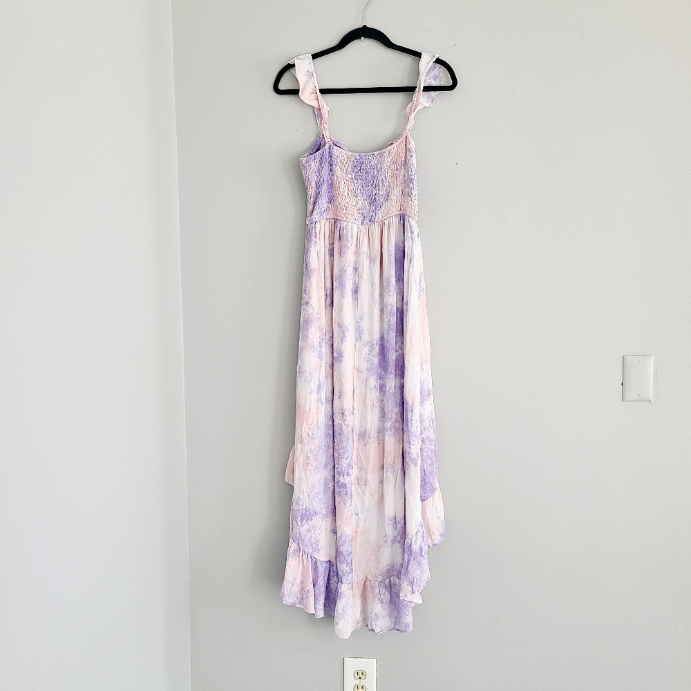 Storia Purple and White Maxi Dress - Picture 4 of 4